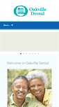 Mobile Screenshot of oakvilledental.com